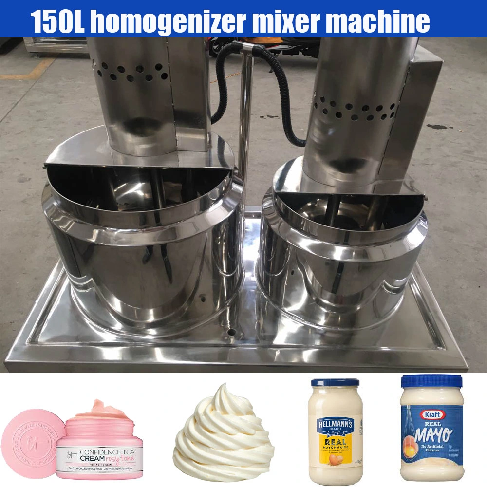 Automatic 100L Mixer Homogenizer Emulsification Machine for Cosmetic Cream Lotion