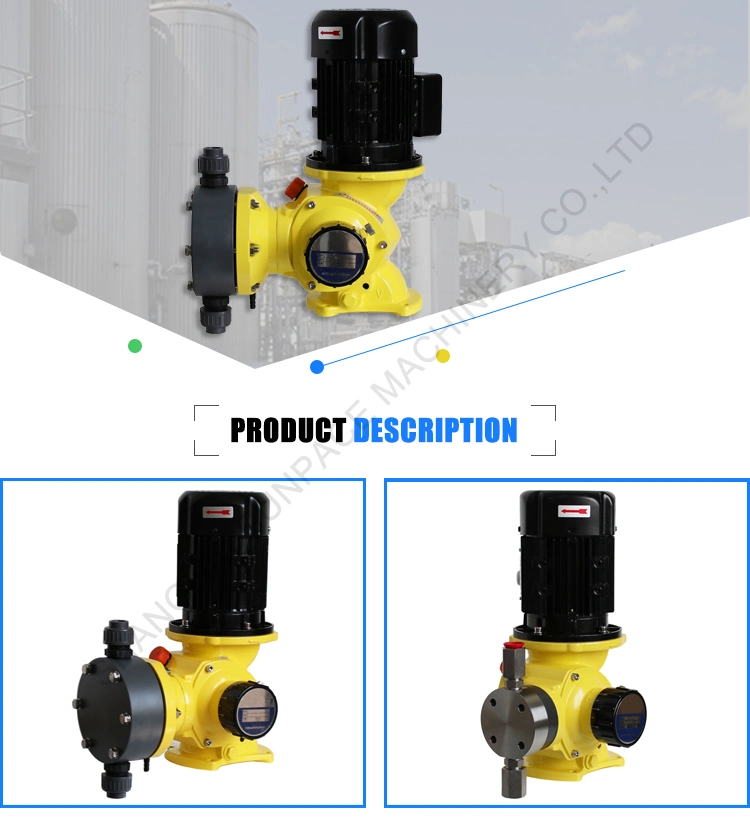 GB1500 PVC Pump Head Mechanical Chlorine Metering Pump