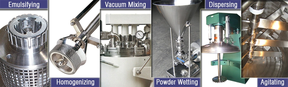 Lotion Cream Blending Hot Sale Beauty Cream Vacuum Emulsifying Homogenizer Mixer Machine High Speed Disperser
