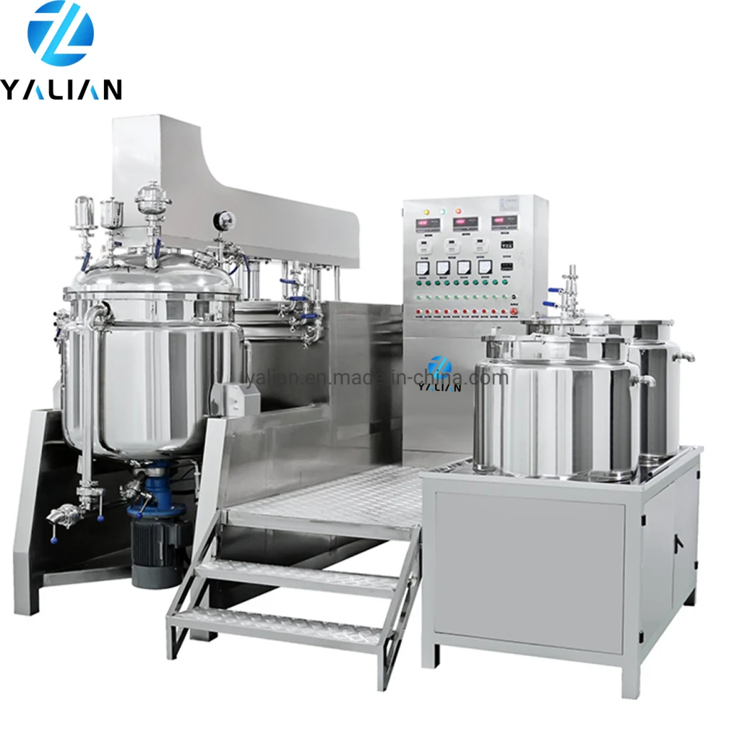 Vacuum Homogenizer Mixer / Face Cream Vacuum Emulsifying Machine / Cosmetic Mixing Tank Equipment