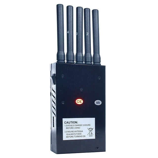 5 Band Portable Cell Phone Jammer, Portable GPS Jammer, Portable WiFi Jammer