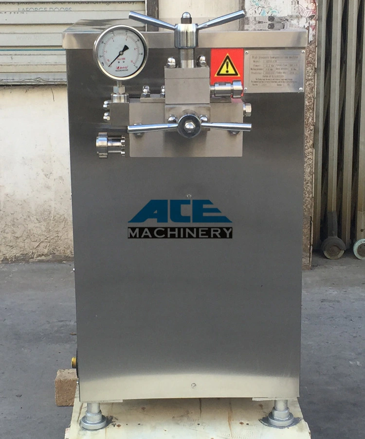 Stainless Steel High Pressure Homogenizer for Milk/Juice/Cosmetic/Chemical