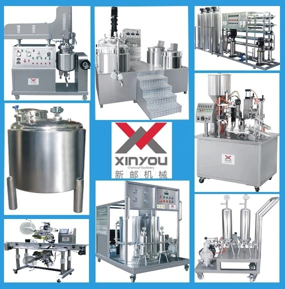High Quality Electric or Steam Heating Stainless Steel Liquid Emulsifing Mixing Machine with Homogenizer
