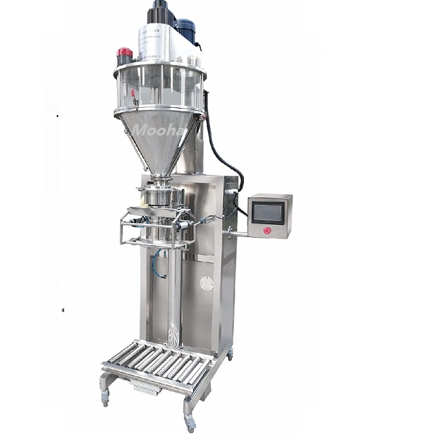 Automatic Chemical Food Milk Nutrition Diet Milk Spice Soda Dry Powder Auger Filler Powder Bottling Machine