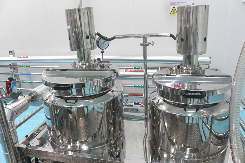 China Factory Electric Heating/Steam Heating Vacuum Homogenizer Emulsion Mixer Machine for Cosmetic Ointment Body Lotion Baby Cream