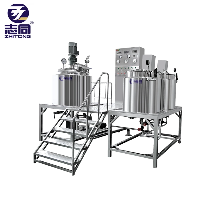 Zt-a-1000L Vacuum Homogenizing Emulsifier Making Machine Fixed Type