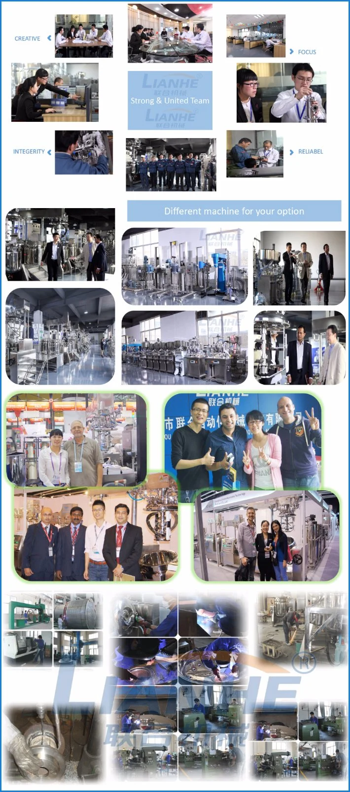 500L Liquid Wash Homogenizing Mixing Machine for Daily Chemical/Cosmetic