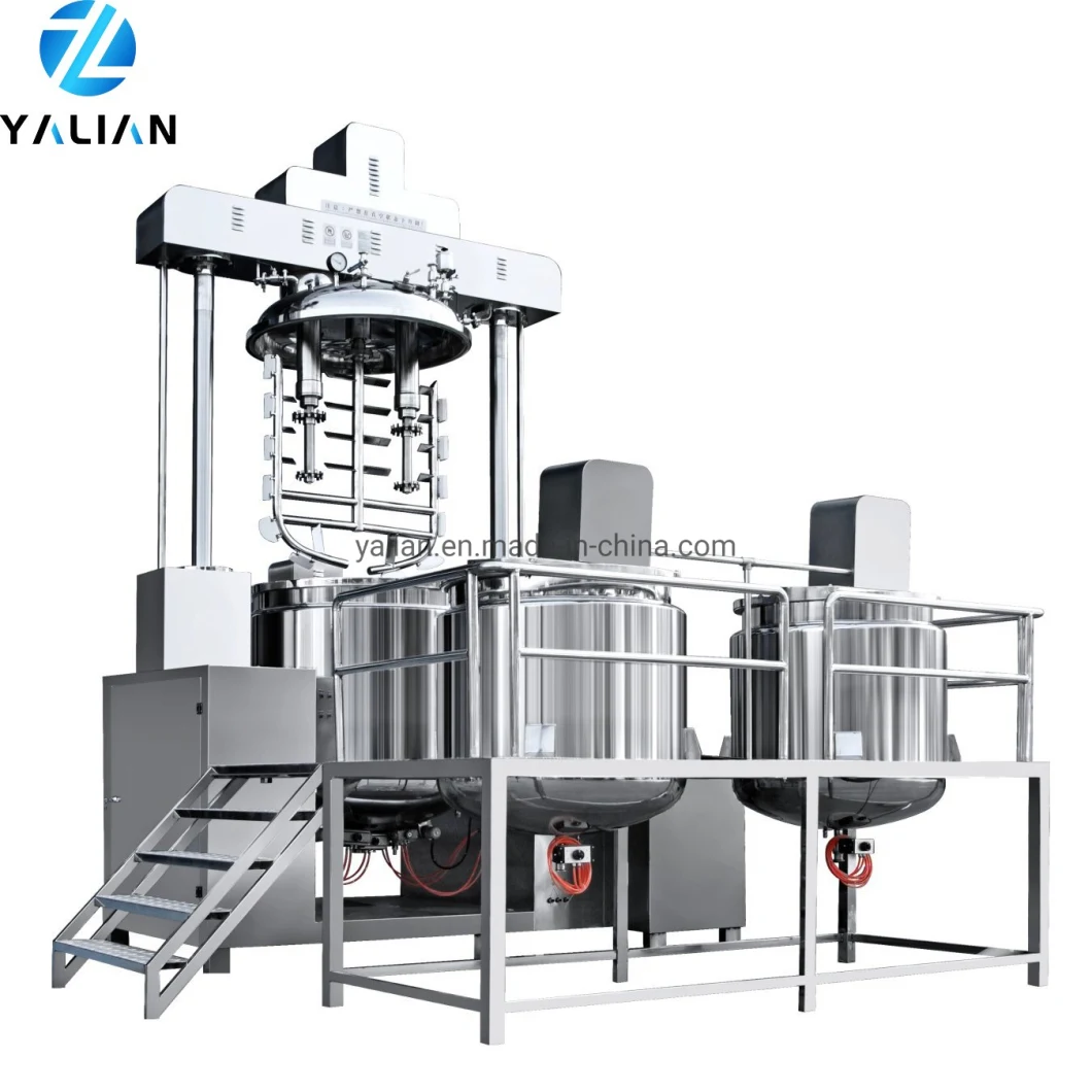 Small Business 50L 100L Vacuum Homogenizer Emulsifier Mixer Machine for Making Cream/Mascara/Nail Polish/Liquid Foundation