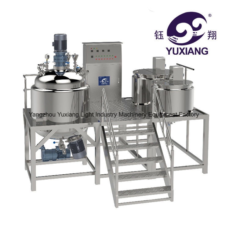 Electric Heating Vacuum Emulsifying Machine Mixer for Skin Care Products