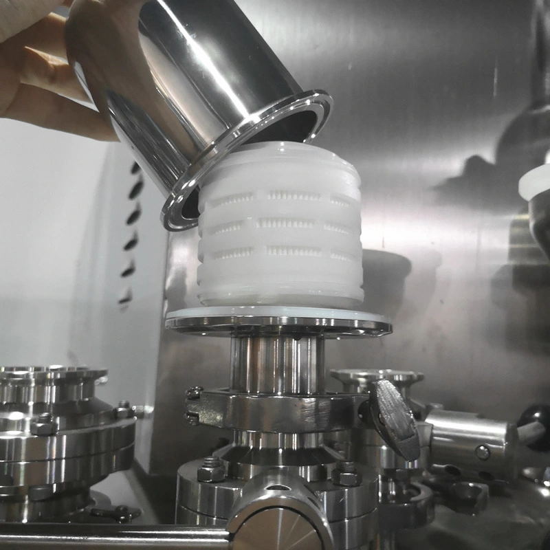 Hydraulic Machine Aloe Vera Gel Vacuum Emulsifying Homogenizer Mixer