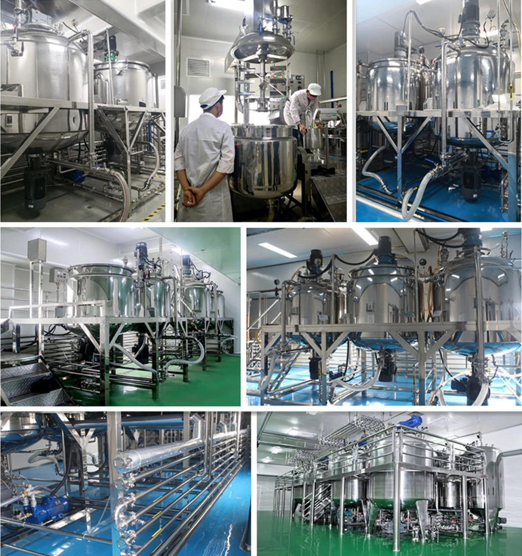 Vacuum Cream and Lotion Production Line Mixing Machine Body Cream Emulsifier