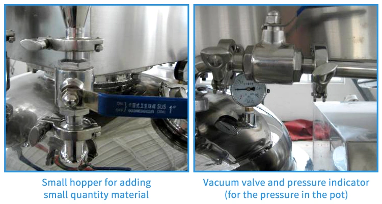 GMP Standard Vacuum Homogenizer Mixer