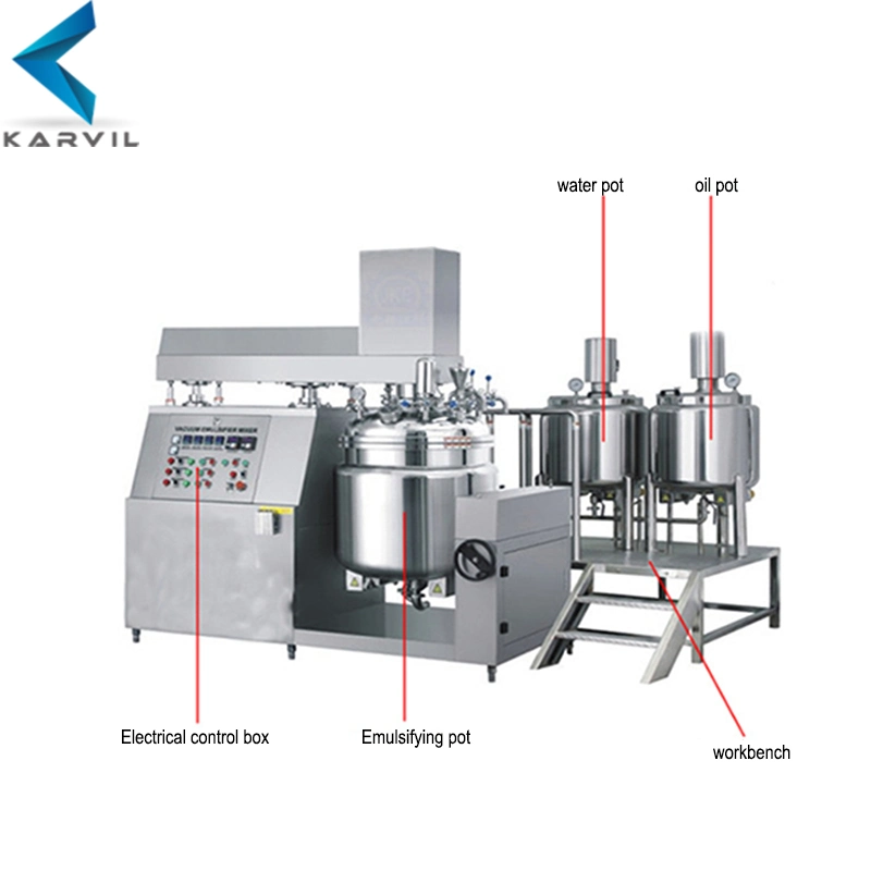 Emulsifier Homogenizer Mixer Machine for Ointment and Cream Manufacturing