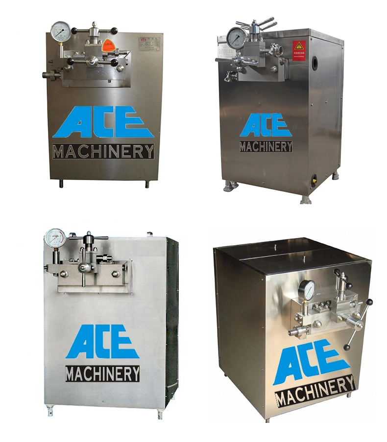 Stainless Steel High Pressure Homogenizer for Milk/Juice/Cosmetic/Chemical