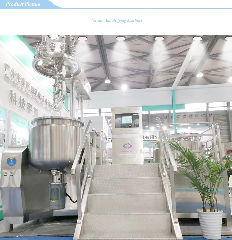 50L Small Body Lotion Vacuum Homogenizing Cosmetic Ointment Emulsifier Lifting Mixing Tank Machine Blender