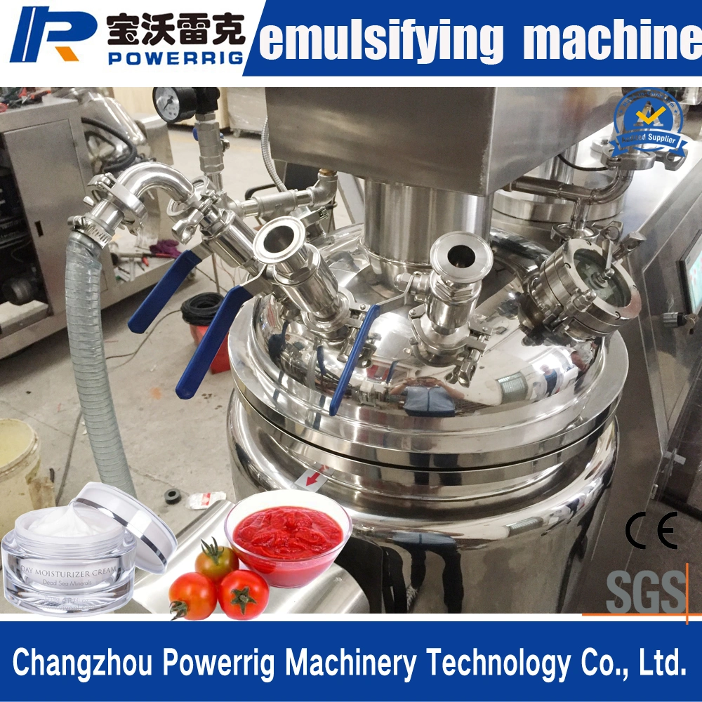 High Stable 100L Vacuum Homogenizer Mixer with SGS and Ce Certification