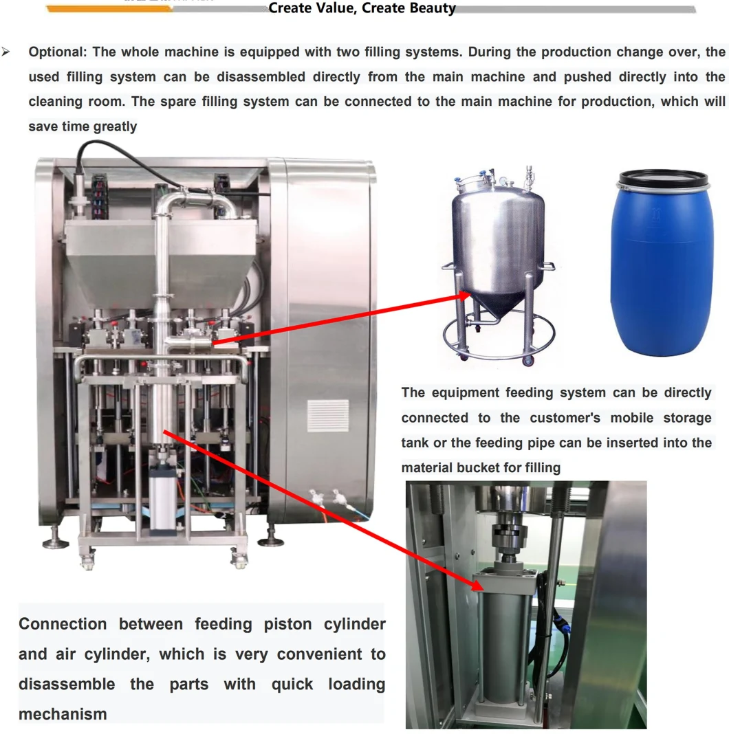 Automatic Water Filling Line Filling Machinery/Shower Gel Product/Hair Care Product