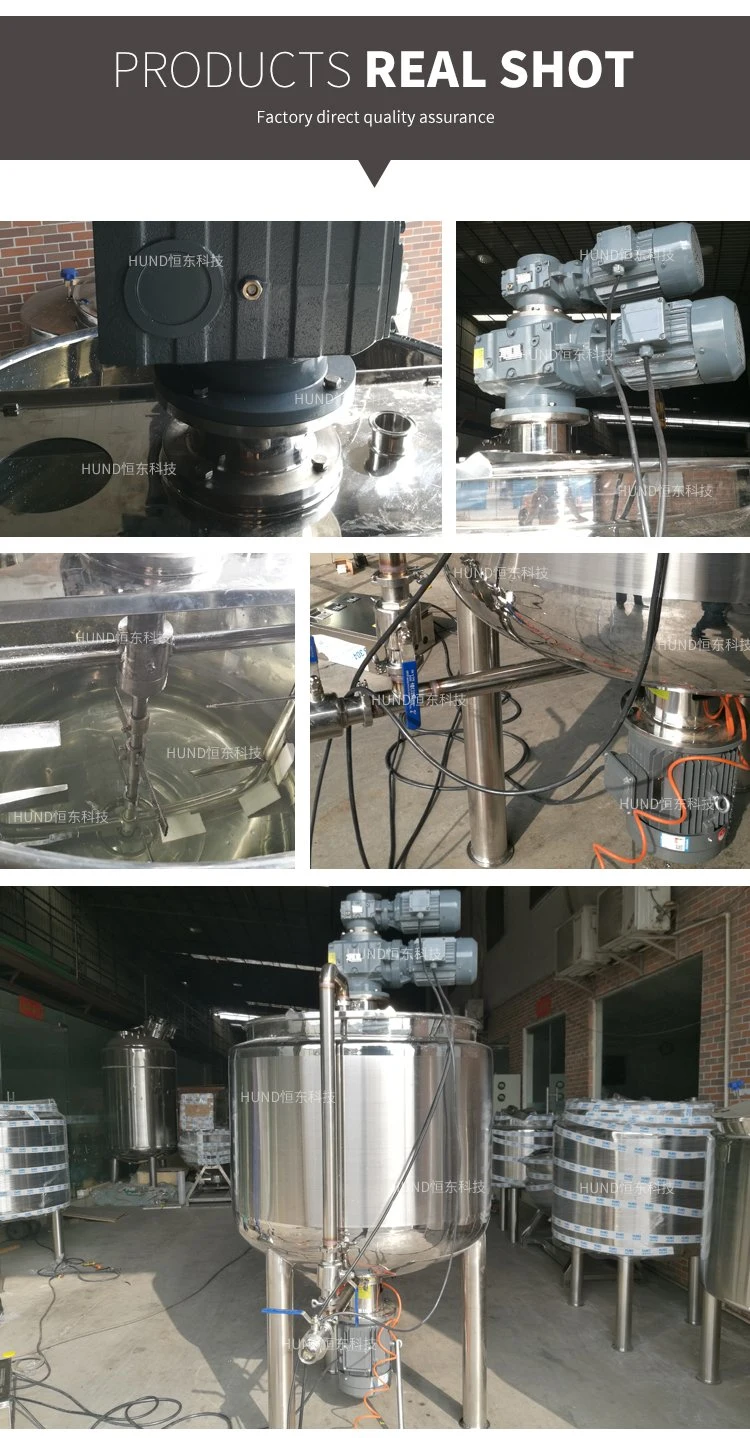 Stainless Steel Electric Mixing Tank Cosmetic Mixer Emulsion Machine Liquid Soap Making Machine