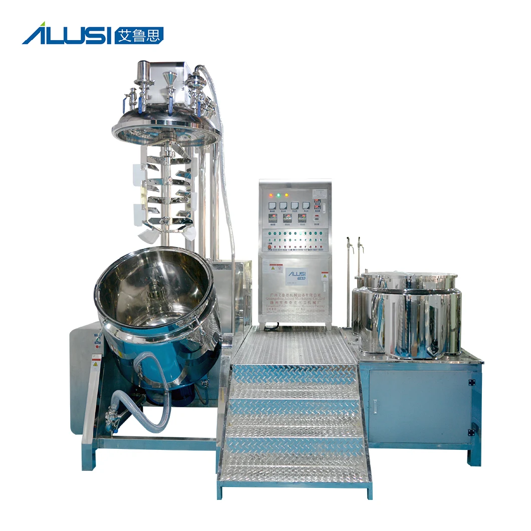 Hydraulic Machine Aloe Vera Gel Vacuum Emulsifying Homogenizer Mixer