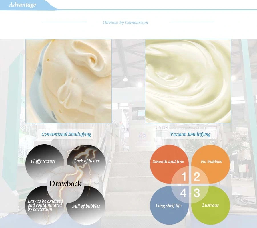 High Standard in Quality Facial Lotion Emulsifying Equipment