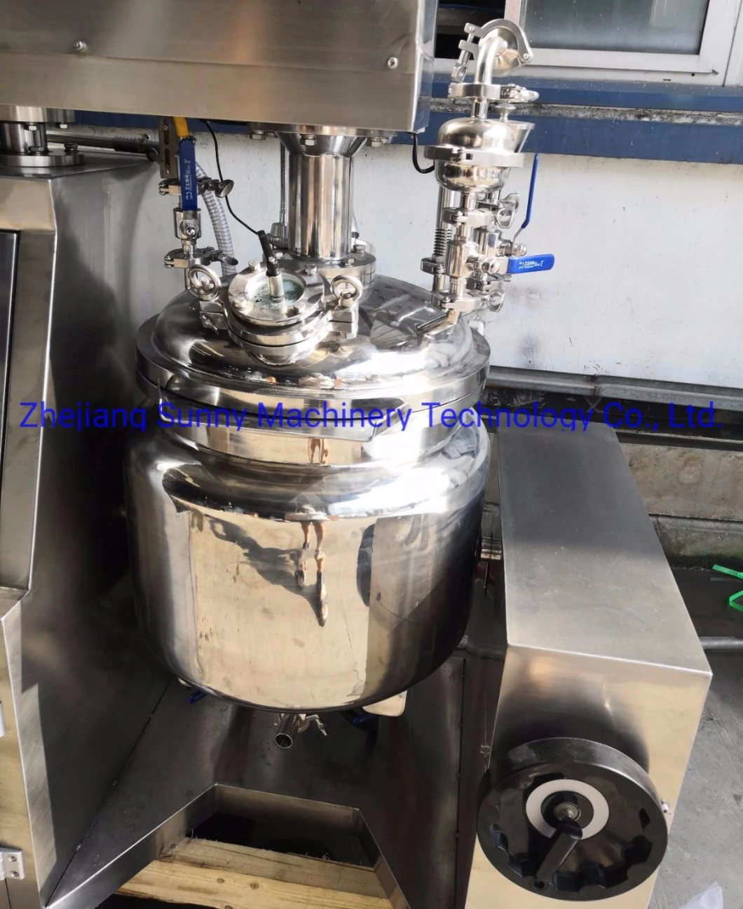 Stainless Steel Vacuum Emulsifying Machine High Shear Homogenizer