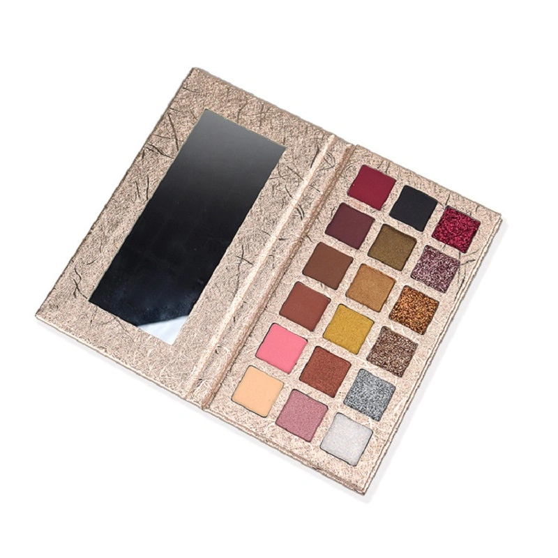 18 Color Eyeshadow Palette - Makeup Matte and Glitter Pigment Smoky Eyeshadow Palette Esg13532