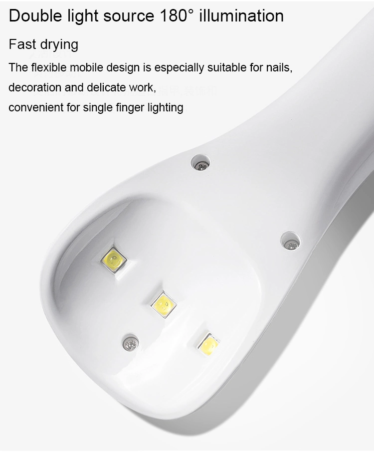 Five Finger LED Lamp Professional Electric LED Nail Lamp for Nail Gel Polish