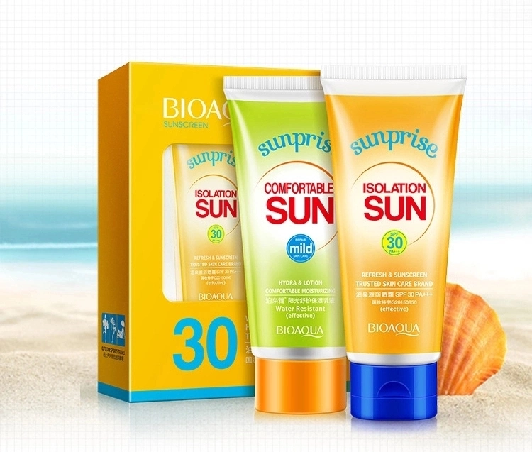 Sell Well 2PCS/Set Facial Body Sunscreen Creams Moisturizing Lotion Tanning Oil Isolation UV Sunblock Waterproof Concealer