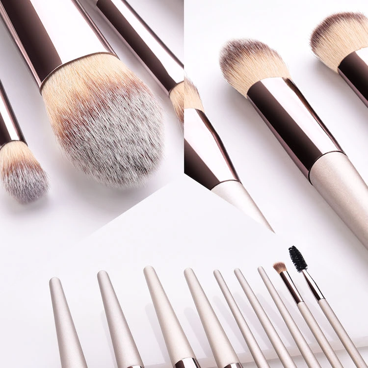 Makeup Brushes Set Premium Synthetic Hairs Kabuki Brushes Foundation Blending Blush Face Eyeliner Shadow Brow Concealer Lip Cosmetic Brushes Kit