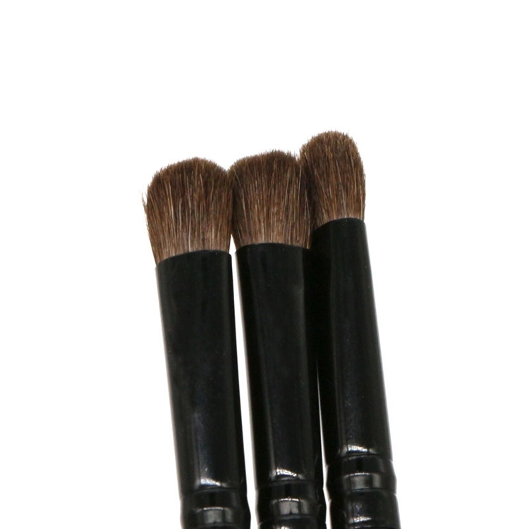 Single Black Handle Goat Hair PRO Nose Shadow Angle Eyeshadow Makeup Brush Wholesale