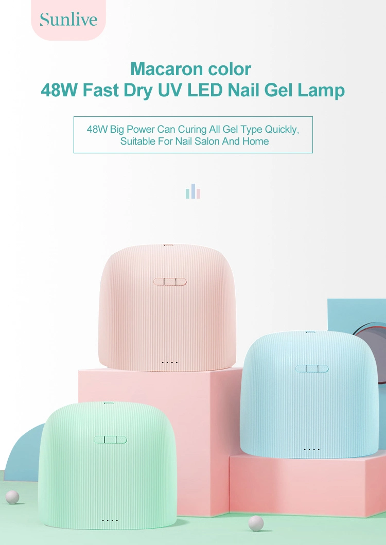 48W 30s Get a Nail Dried Gel Polish Cure Light LED Nails Set Lamp Machine