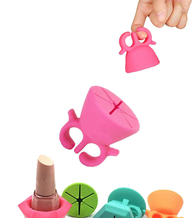 Nail Beauty Products Silicone Nail Polish Bottle Cover