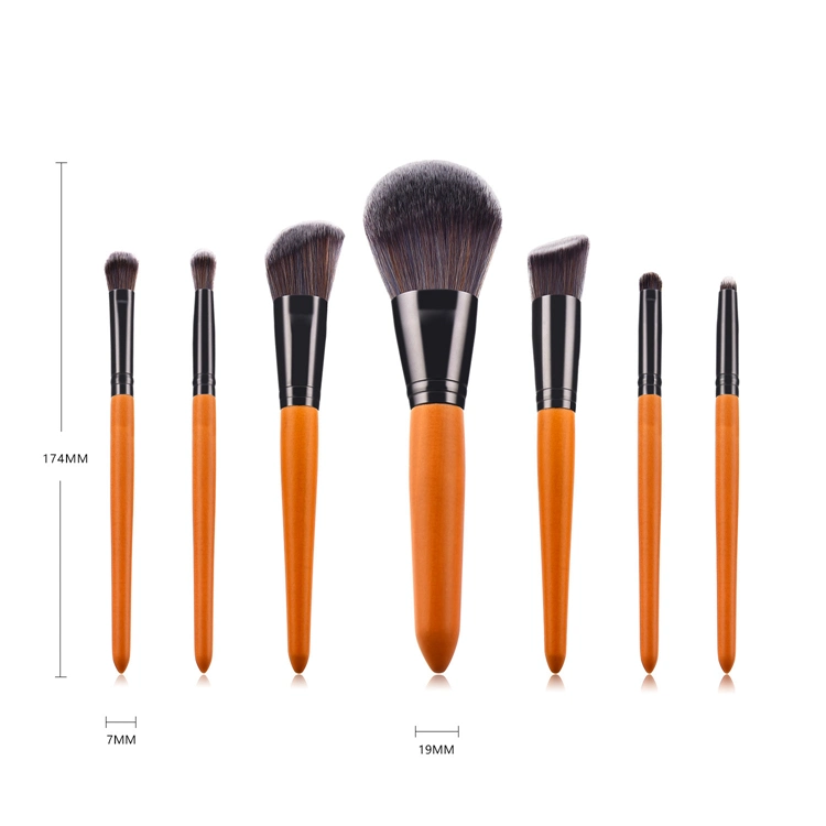 7PCS Cosmetic Foundation Powder Eyebrow Blending Brushes Face Makeup Brush Set