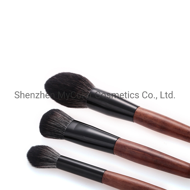 Professional 12PCS Wood Handle Cosmetic Makeup Brushes Set Powder Blusher Eyeshadow Brush