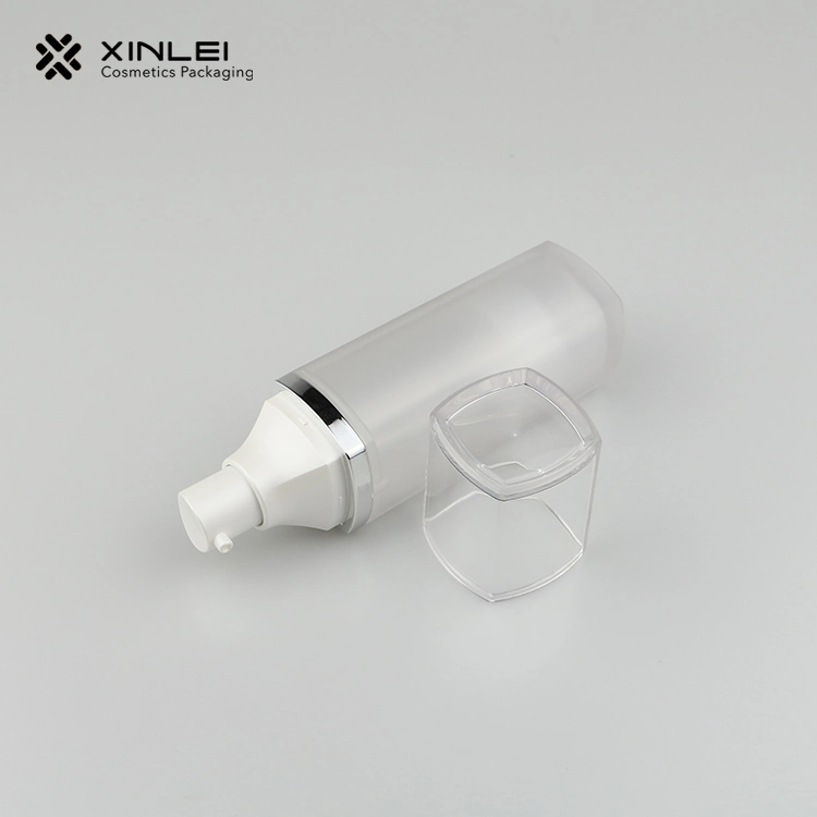 Carefully Crafted 30ml Square Shape Airless Bottle for Makeup Foundation
