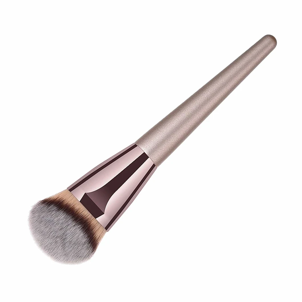 Foundation Makeup Brush Premium Synthetic Foundation Brushes, Cream or Flawless Powder Blush Cosmetics - Buffing, Stippling, Gold Color Cosmetics Brushes