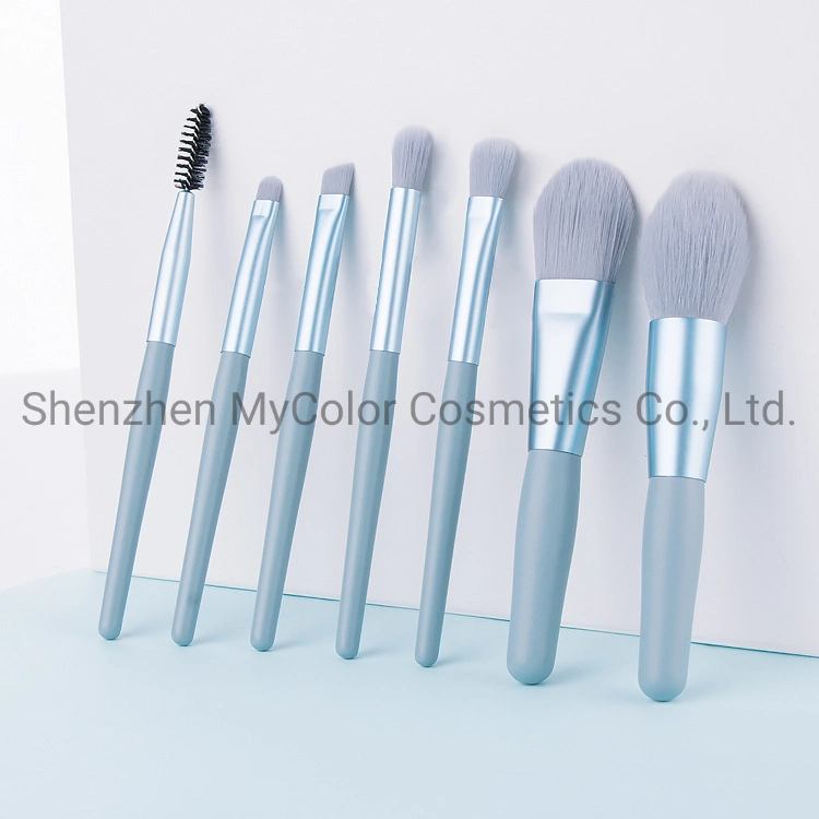 7PCS Macarons Makeup Brushes Set Cosmetic Brush Set Blush Brush Powder Brush