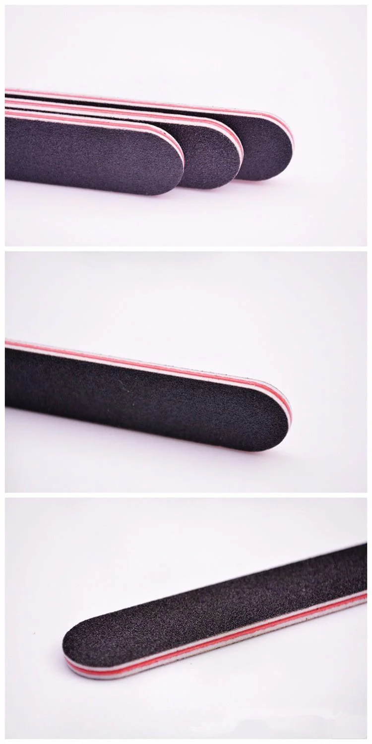 OEM Nail Art Double Side Round Head Reusable 100/180 Nail File