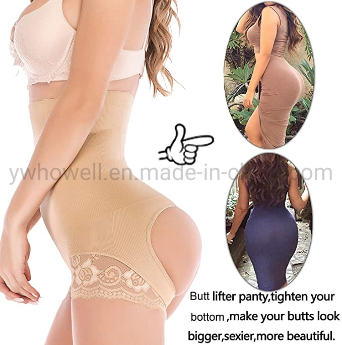 Women's Butt Lifter Shaper Seamless Tummy Control Hi-Waist Thigh Slimmer