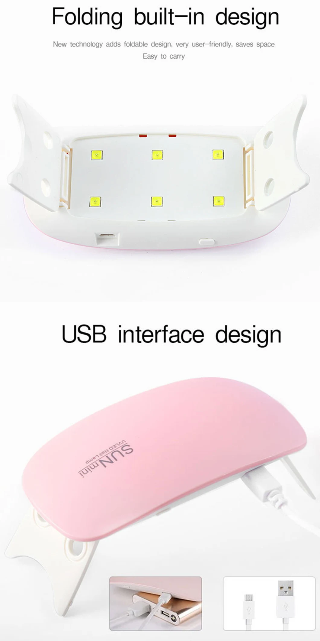 Curing Light Nail Nursing Tool Mini UV LED Nail Lamp Dryer