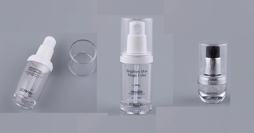 30ml, 15ml, PETG Thick Bottom Skin Care Facial Serum Essence Bottle for Essence Liquid