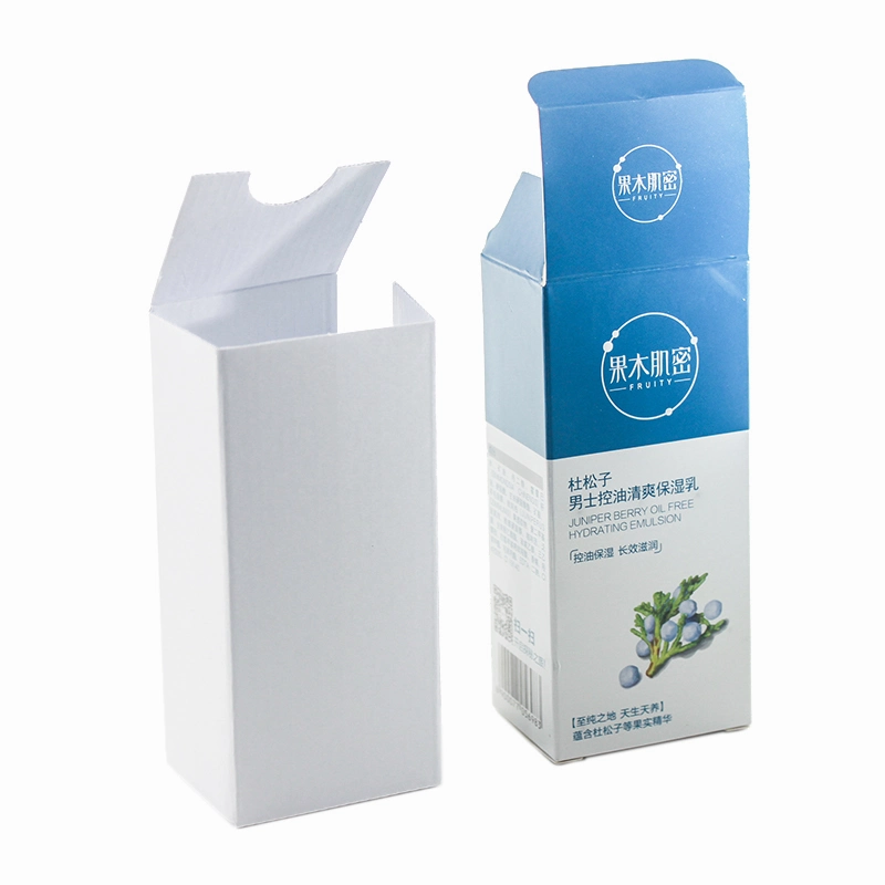 Luxury Logo Printed Paper Cardboard 10ml 20ml Vial Packaging Box Custom for Liquid Foundation Bottle