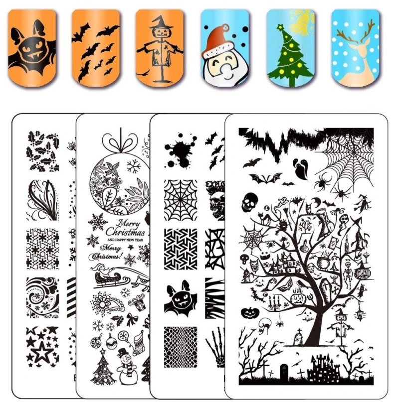 Nail Art Template Printing Nail Polish Stamping Plates