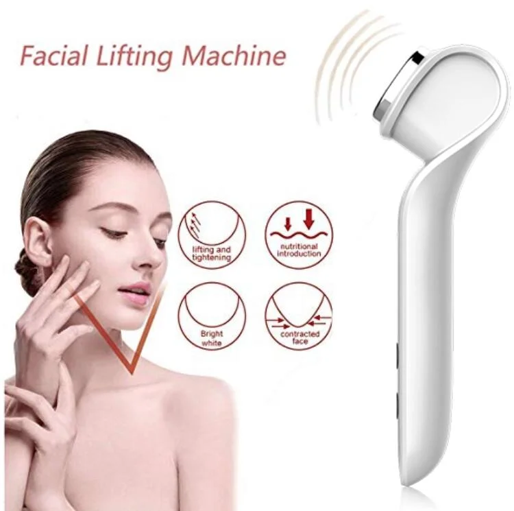 Electric Ultrasound Sonic Mini Face Skin Beauty Care Facial Lift Roller Massager Kit