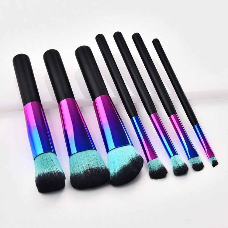 7PCS Makeup Brush Set Professional Face Cosmetics Blending Brush Tool
