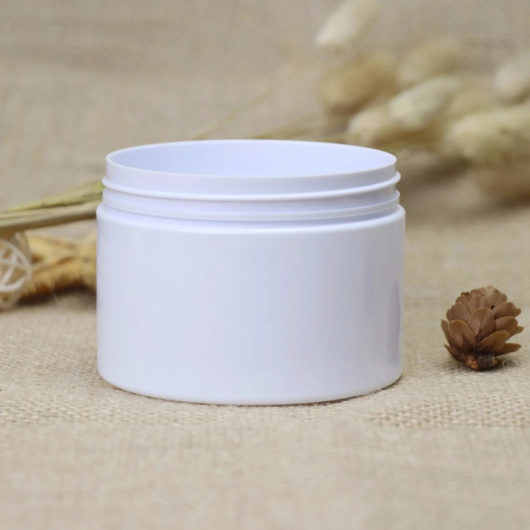 230g Plastic Cosmetic White Jar for Face Cream and Body Cream