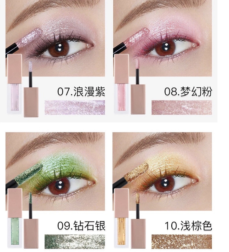 OEM Cosmetics Eyeshadow Glitter Eyeshadow Liquid Eyeshadow