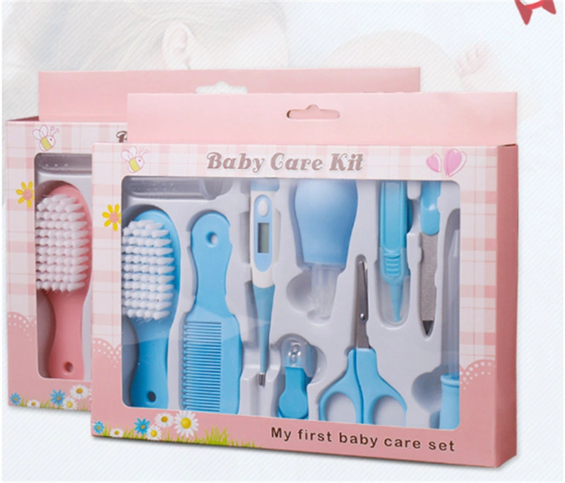 10PCS Newborn Nursery Health Care Set Baby Grooming Tool Kit Baby Care Gift Kit
