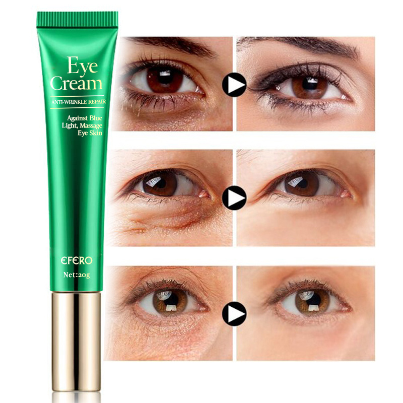 Eye Cream Peptide Collagen Serum Anti-Wrinkle Anti-Age Remover Dark Circles Eye Care Against Puffiness and Bags Eye Creams