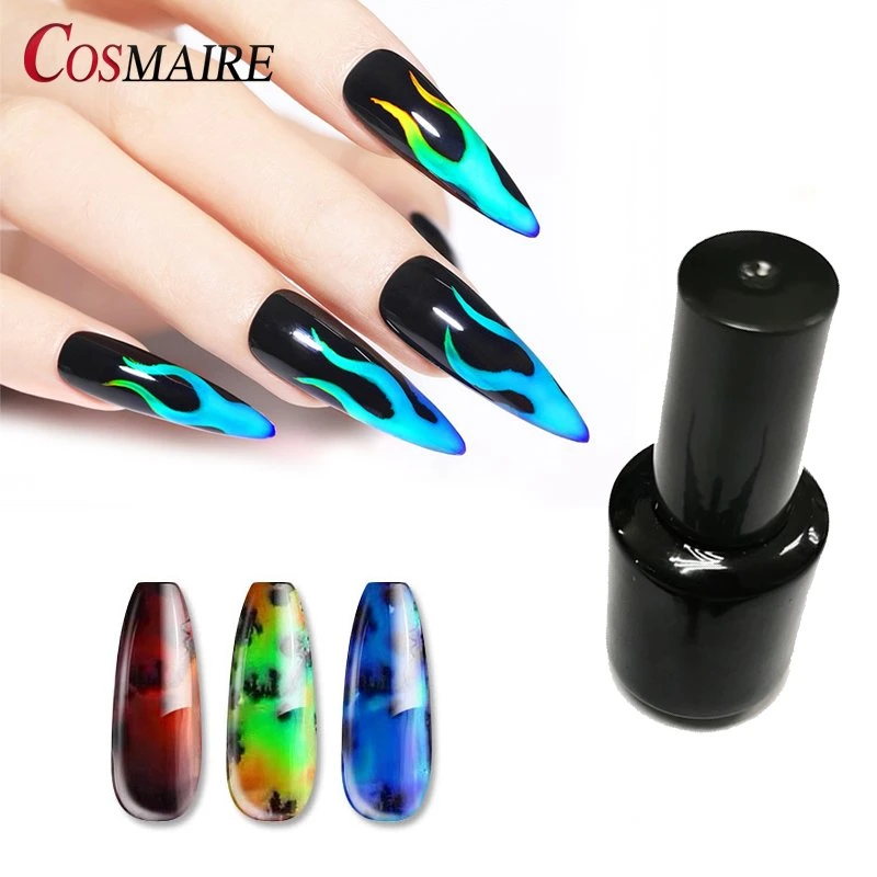 Thermal Sensitive Changeable Color Liquid Thermochromic Nail Polish for Nail Art Craft Decoration